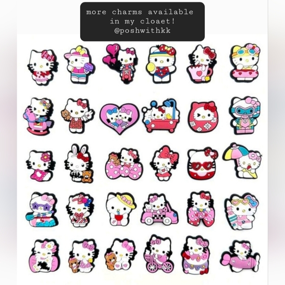 Mix & Match 4 for $10 Hello Kitty Croc Charm - Picture 2 of 3